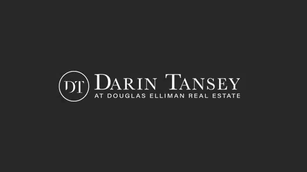 Darin Tansey Logo Darin Tansey logo and tagline white font on black background