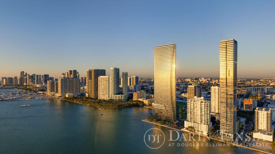 edition miami edgewater building by the sea