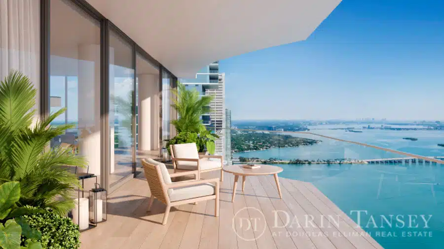 edition residences sunset building aeriel view