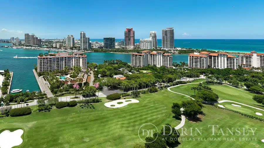 six fisher 338 Amid the shimmering waters off Miami Beach lies the ultra-exclusive enclave of Fisher Island. Here, a solitary crane stands tall, marking the site of the last available plot for development: Six Fisher Island.